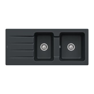 Villeroy & Boch Fregadero Villeroy Et Boch Architectura 80 Negro De 1,5 Senos