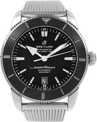 Breitling Pre-owned Breitling Superocean Heritage II Automatic Chronometer Black Dial Mens Watch AB2020