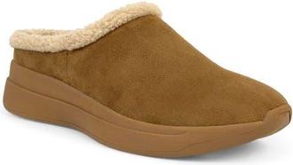 Aerosoles Flory Faux Shearling Slipper in Tobacco Suede Shearling at Nordstrom, Size 6.5