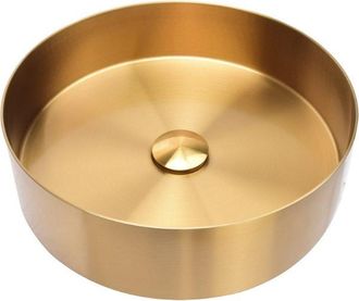 Differnz waskom 40x40x11cm RVS goud