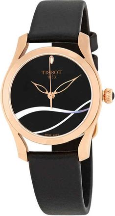 Tissot T-Wave Black Dial Ladies Watch T112.210.36.051.00