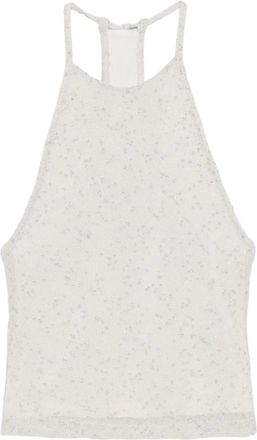 CHRISTOPHER ESBER Top Imber metallizzato - Toni neutri