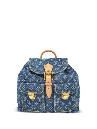 Louis Vuitton Zaino Sac a Dos GM denim 2006 - Blu