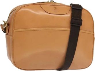 Louis Vuitton Pre-owned Nomade Shoulder Bag - Dames - Vintage Schoudertas - Beige - ONE Size - Leer - Vintage