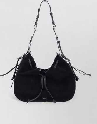 Isabel Marant shoulder bag suede finish buckle detail