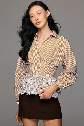 En Saison Juliette Buttondown Top
