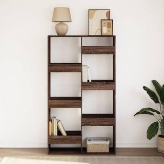 Berkfield Home Classic Bookcase Brown Oak 100x33x175 cm Engineered Wood | Size: 100 x 33 x 175 cm