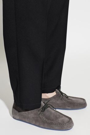 Jil Sander Suede Shoes, Mens, Grey
