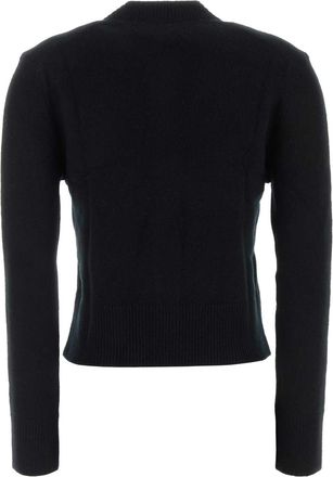 Maison Kitsun&eacute; Lambswool Cardigan - Black