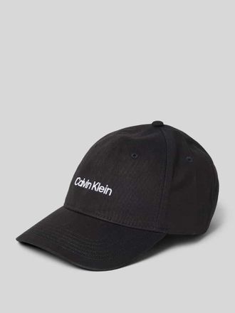 Calvin Klein Base Cap mit Logo-Stitching Modell Baseball in BLACK, Größe 1