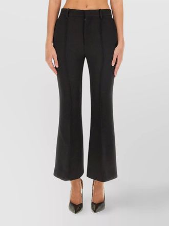 Bottega Veneta wool regular-fit flared trousers