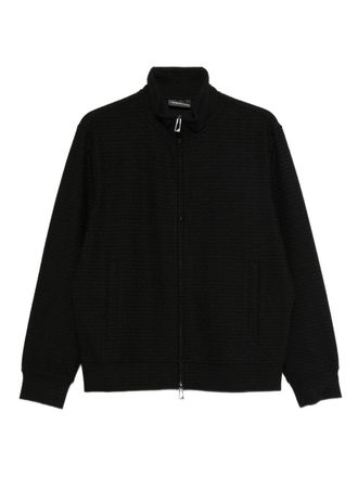 Emporio Armani Sudadera con cremallera y logo integral