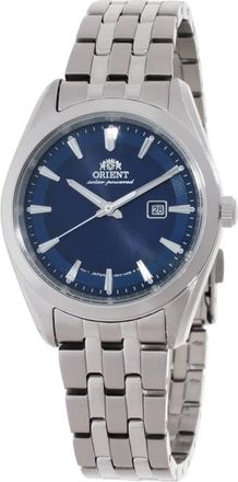 Orient Classic Stretto Date Solar Blue Dial Ladies Watch RA-WG0602L10B