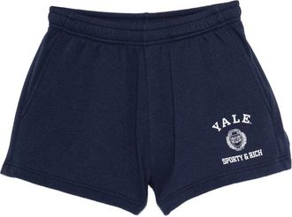 Sporty & Rich Veritas Logo-print Shorts