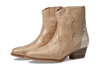 Blowfish Spangle Boots Womens Gold Dust Pointed Toe Ankle Bootie HTAT1870