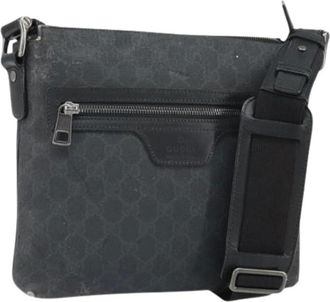 Gucci Pre-owned Cross Body Bags, female, Black, Size: ONE SIZE Pre-owned Plastic Cross Body Bag