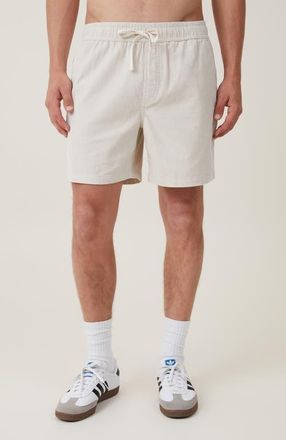 Cotton On Mens Easy Short in Bone Cord at Nordstrom, Size X-Small