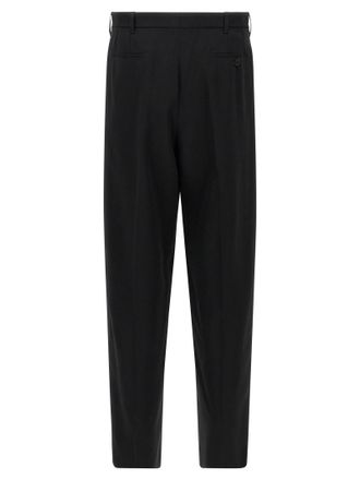 Marni Two-Tone Wool Trousers - Black