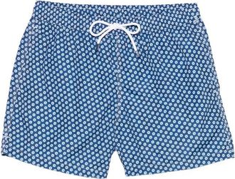Fedeli Madeira Zwemshorts - Heren - Strandmode - Blauw - S - Polyester - Badmode