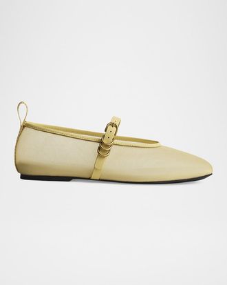 Rag & Bone Spire Mesh Mary Jane Ballerina Flats