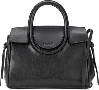 Staud Mini Maude Leather Carryall Bag in Black at Nordstrom