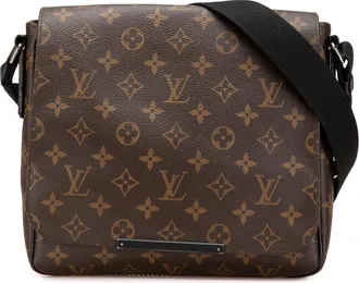 Louis Vuitton Pre-owned Womens District Pm Messenger Bag - Brown Textile - One Size