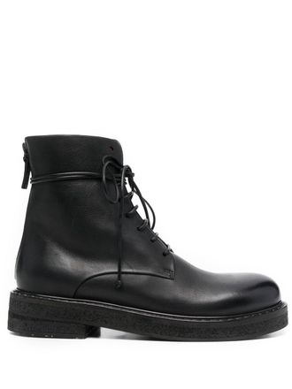 Marsèll Parruca leather combat boots - Black