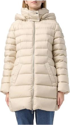 Add Ivoor Jassen voor Stijlvolle Look - Dames - Winterjassen - Beige - M - Jassen