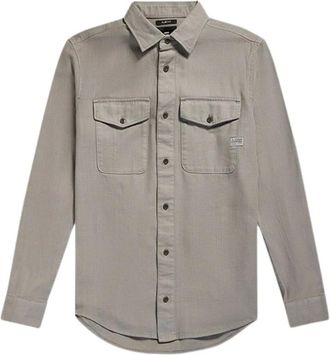 G-Star Overhemden, Heren, Groen, XL, Casual Shirts