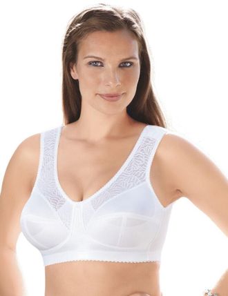 Anita Womens Care Mylena Support Bra - White Polyamide - Size 46D