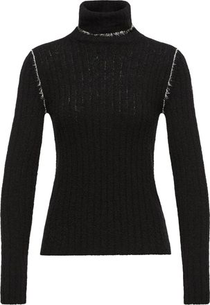 Moncler Moncler Wool Blend Turtleneck Sweater, Women, Black, Size: Xs