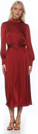 Alexia Admor Safiya Dress in Burgundy at Nordstrom, Size 14