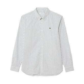 Lacoste Shirts - Heren - Casual Overhemden - Groen - 6XL - Katoen - Overhemden