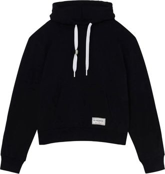 Givenchy Sudadera con capucha Couture Seam de felpa - Sweatshirts & Hoodies - Hombre - Negro - XL