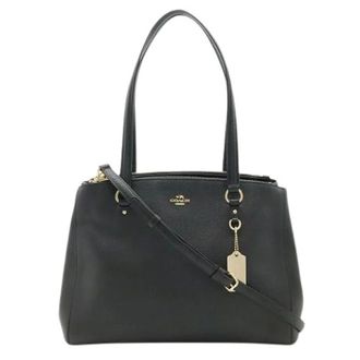 Coach Pre-owned Stanton Leather 2way Bag - - Pre-owned - Donna - Nero - ONE SIZE