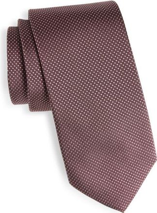BOSS Pin Dot Silk Blend Tie in Light/Pastel Pink at Nordstrom