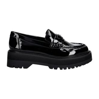 DKNY Belisa Loafer - Dames - Loafers - Zwart - 41 EU - Katoen - Schoenen