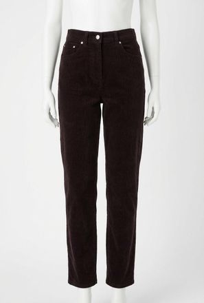 Spanx Corduroy Straight Leg Jeans In Truffle Brown