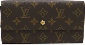 Louis Vuitton Monogram Brown Monogram Long Wallet (Bi-Fold) (Pre-Owned)