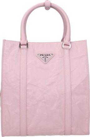Prada Pink Leather Womens Handbag
