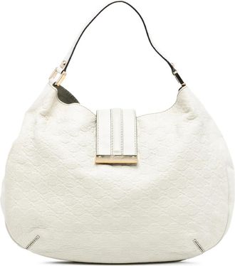 Gucci Borsa passepartout Guccissima New Ladies grande 2016-2025 - Bianco