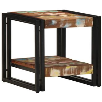 vidaXL Vidaxl - Coffee Table Multicolour 40 x 40 x 38 cm Solid reclaimed wood