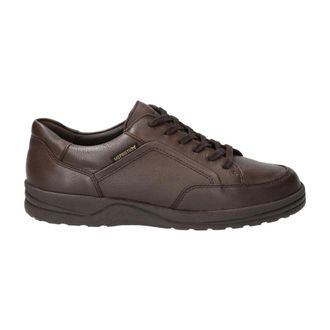 Mephisto Bruine vetersneaker voor heren - Heren - Sneakers - Bruin - 40 1/2 EU - Leer - Schoenen