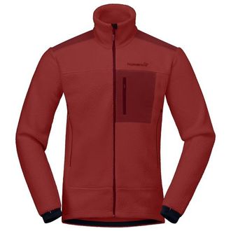 Norr&oslash;na Trollveggen Warm3 Jacket Fleecejacke f&uuml;r Herren | rot