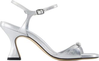 Carel Celeste Pumps - Dames - Sandalen met hakken - Grijs - 35 EU - Leer - Schoenen