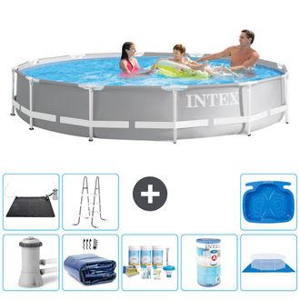 Intex Piscina Prism Frame Redonda - 366x76 Cm - 8-piezas S32101
