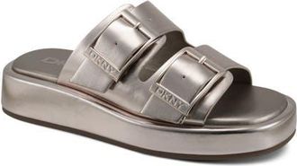 DKNY Leocadia Platform Slide in Champagne at Nordstrom, Size 9.5