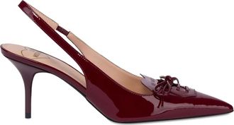 Love Moschino Slingback pumps met strikdetail - Rood