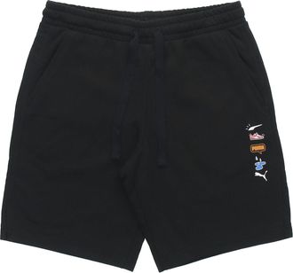 Puma Awareness Athleisure Casual Sports Drawstring Breathable Shorts Black 532036-01