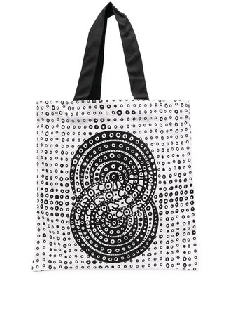 10 Corso Como logo graphic print tote bag - women - Canvas - One Size - White